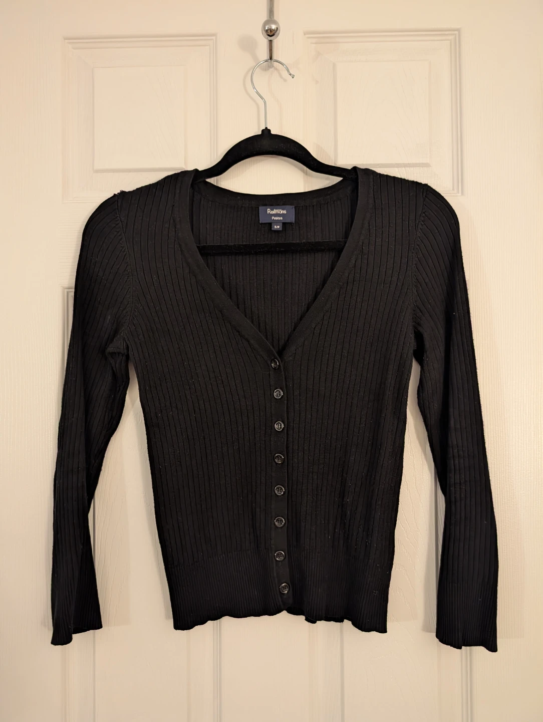 Black Button-Up Cardigan