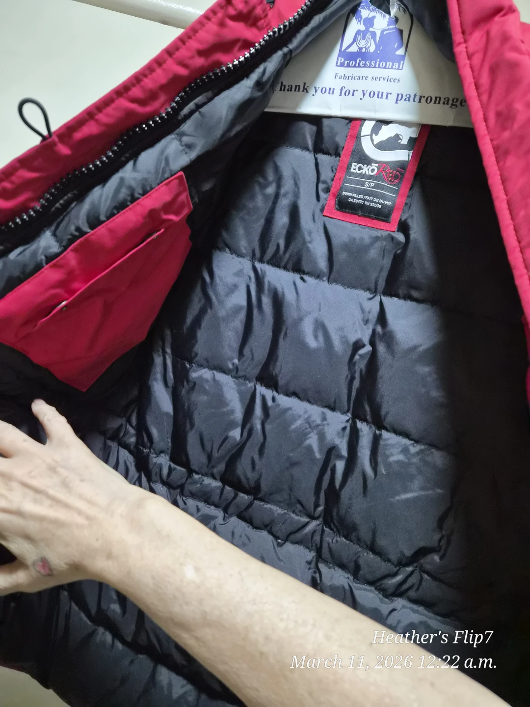 ECKO RED Down Filled Puffer Jacket - Red - S/P - photo 3