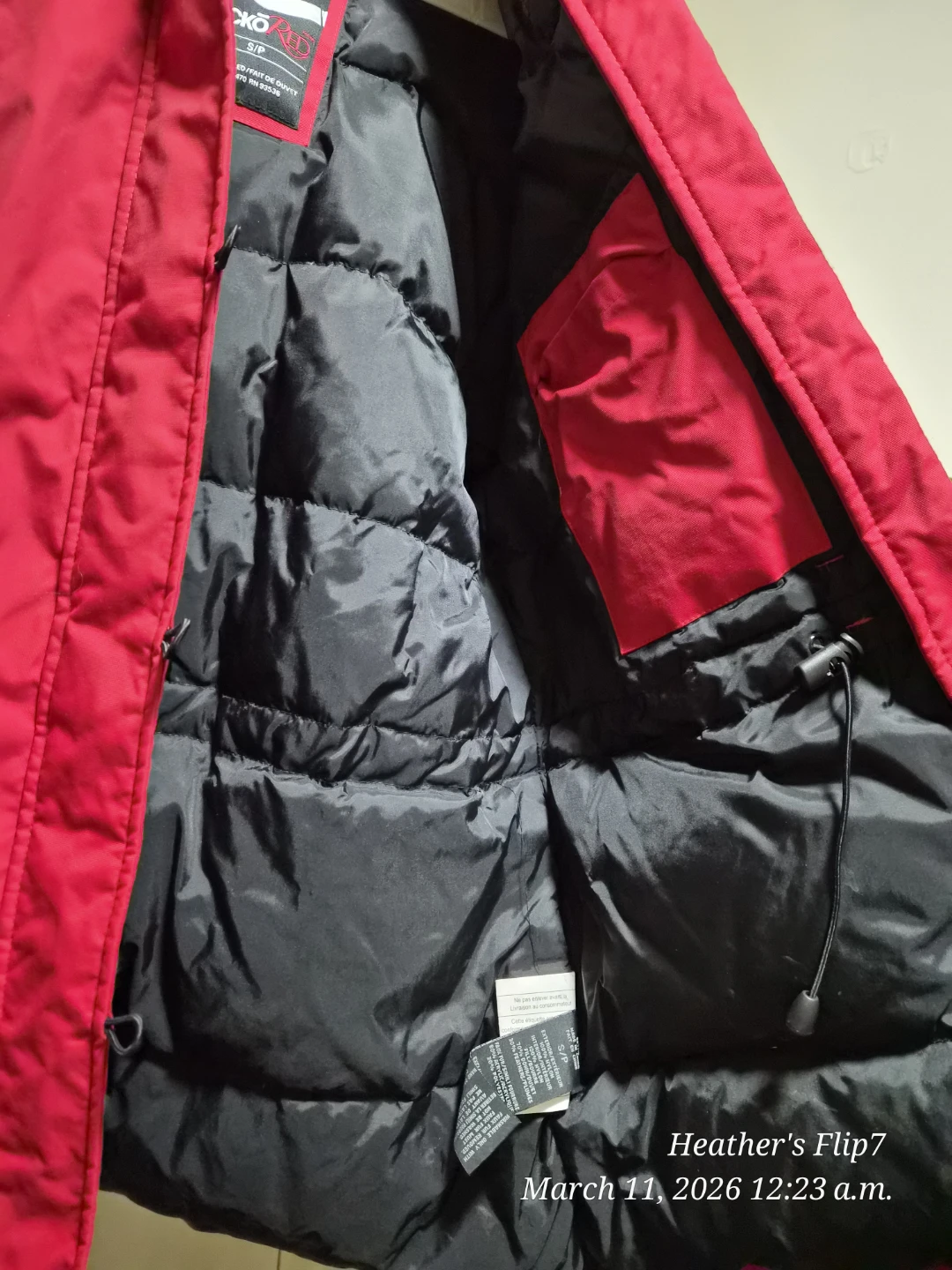 ECKO RED Down Filled Puffer Jacket - Red - S/P - photo 5