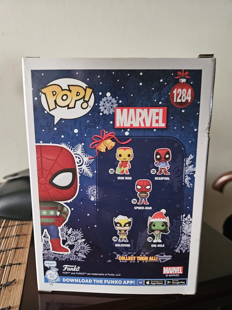 Funko Pop! Marvel Spider-Man #1284 Holiday Sweater - photo 3