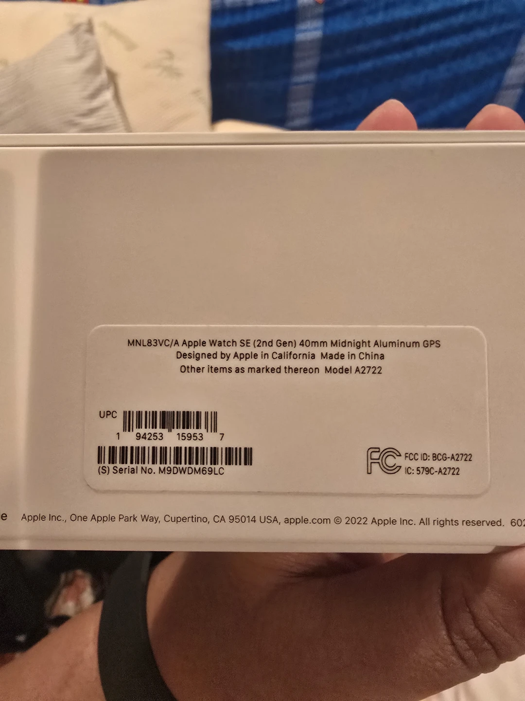 Apple Watch SE (2nd Gen) 40mm Midnight Aluminum GPS - photo 3