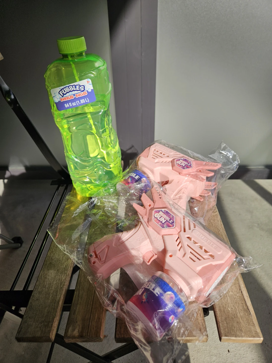 Bubble Guns with Bubble Solution