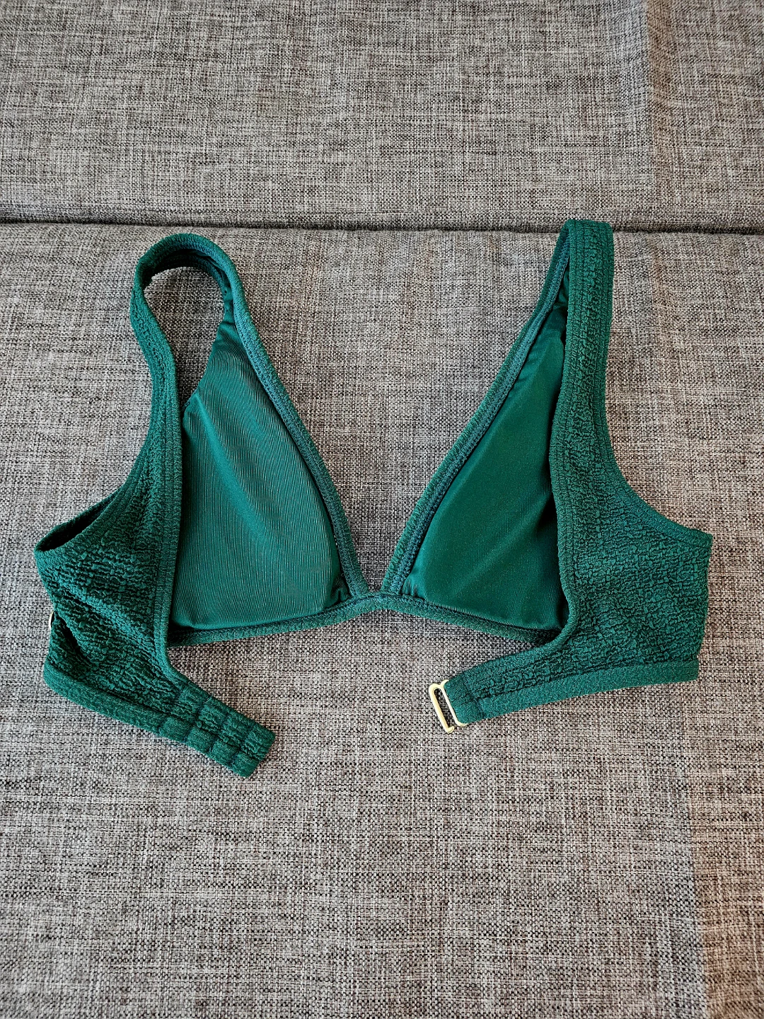 Billabong Green Textured Bikini Top - photo 2