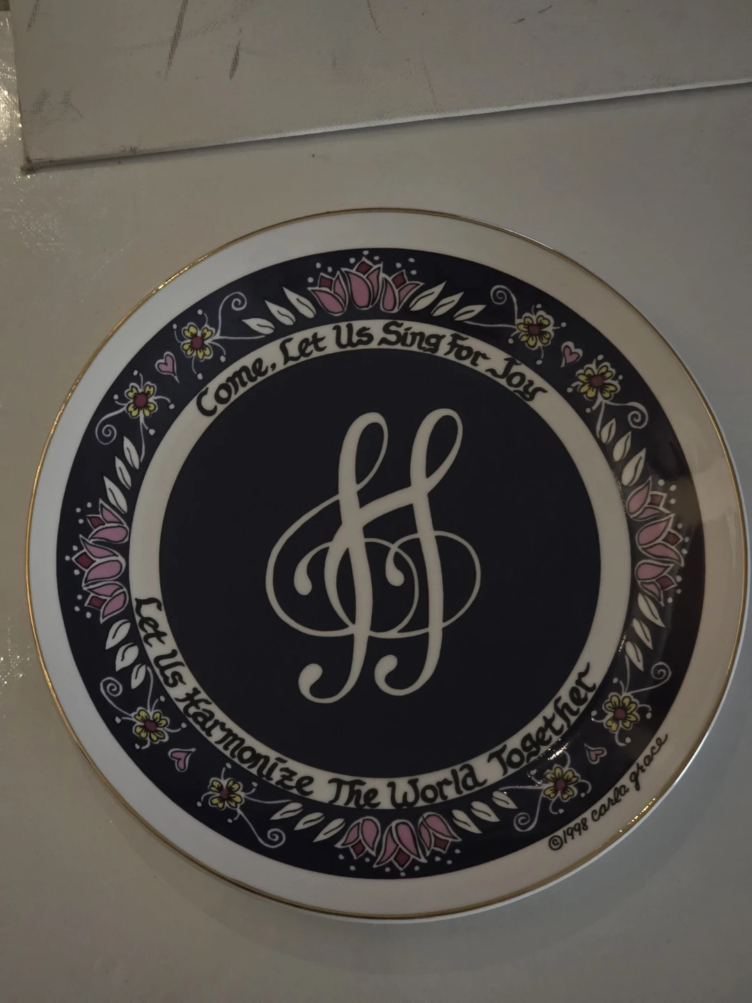Sweet Adelines collectible plate with box