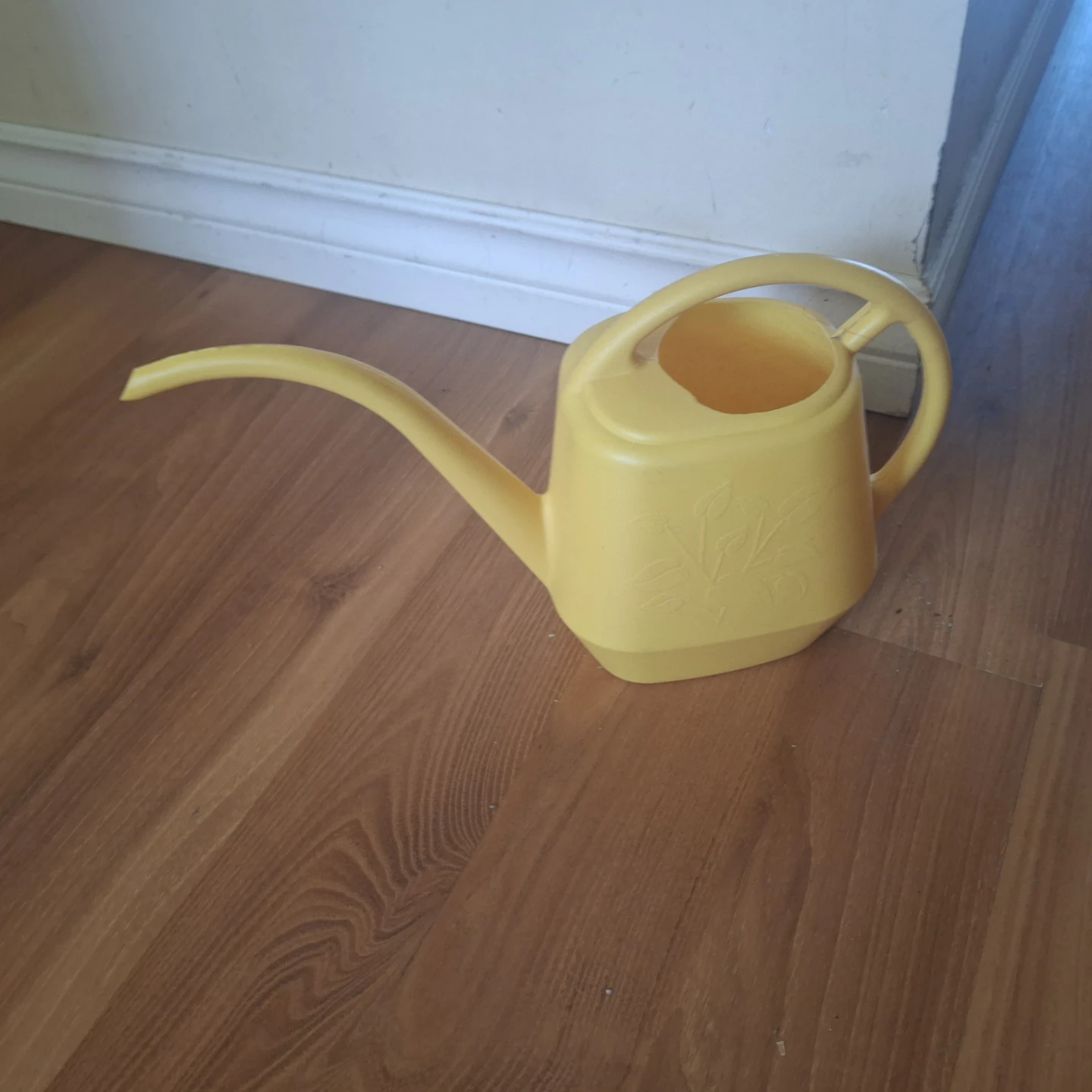 Yellow Plastic Watering Can