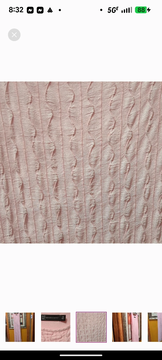 New York & Company Pink Textured Maxi Dress - photo 3