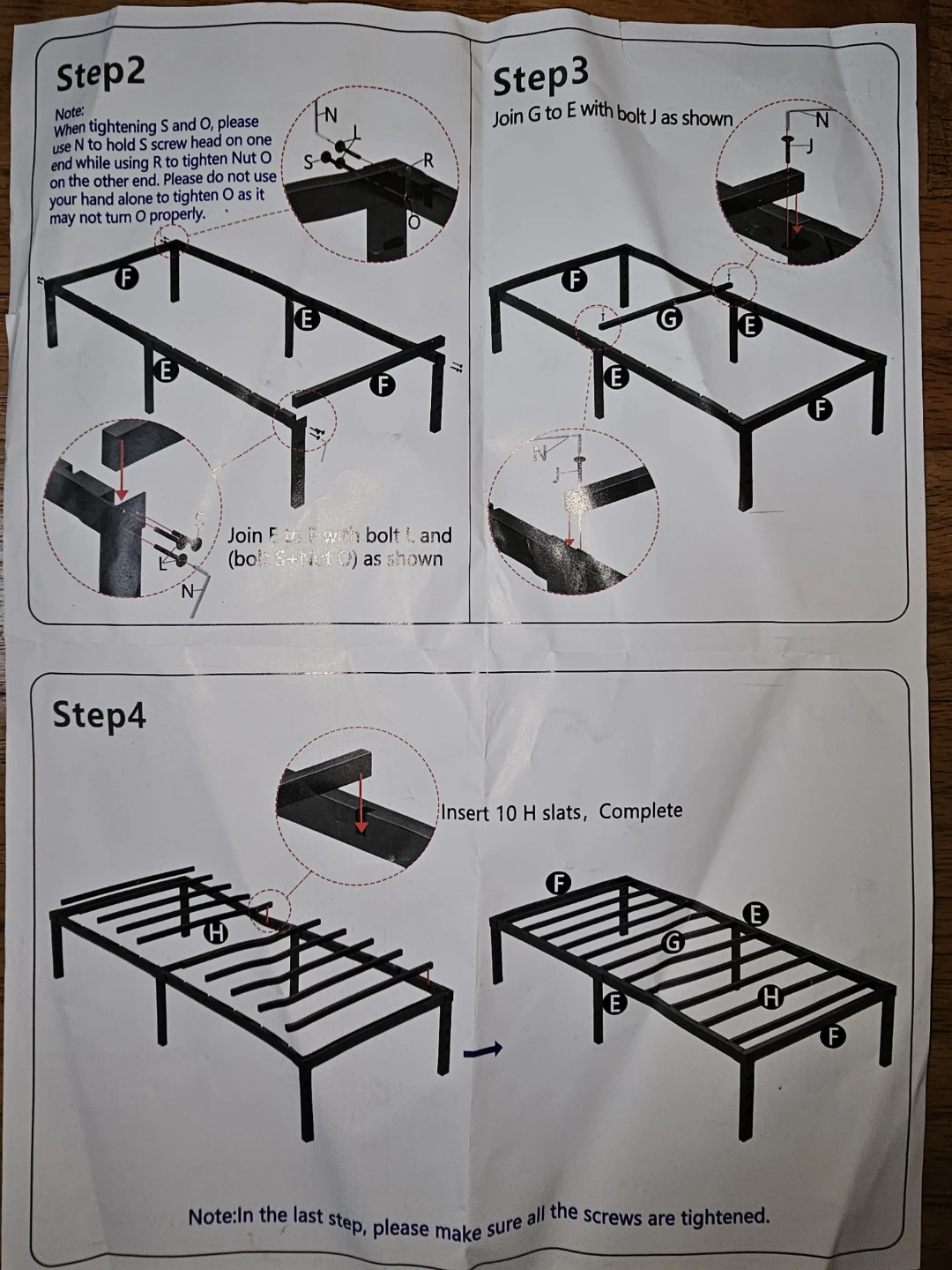 Twin Black Metal Bed Frame - photo 5