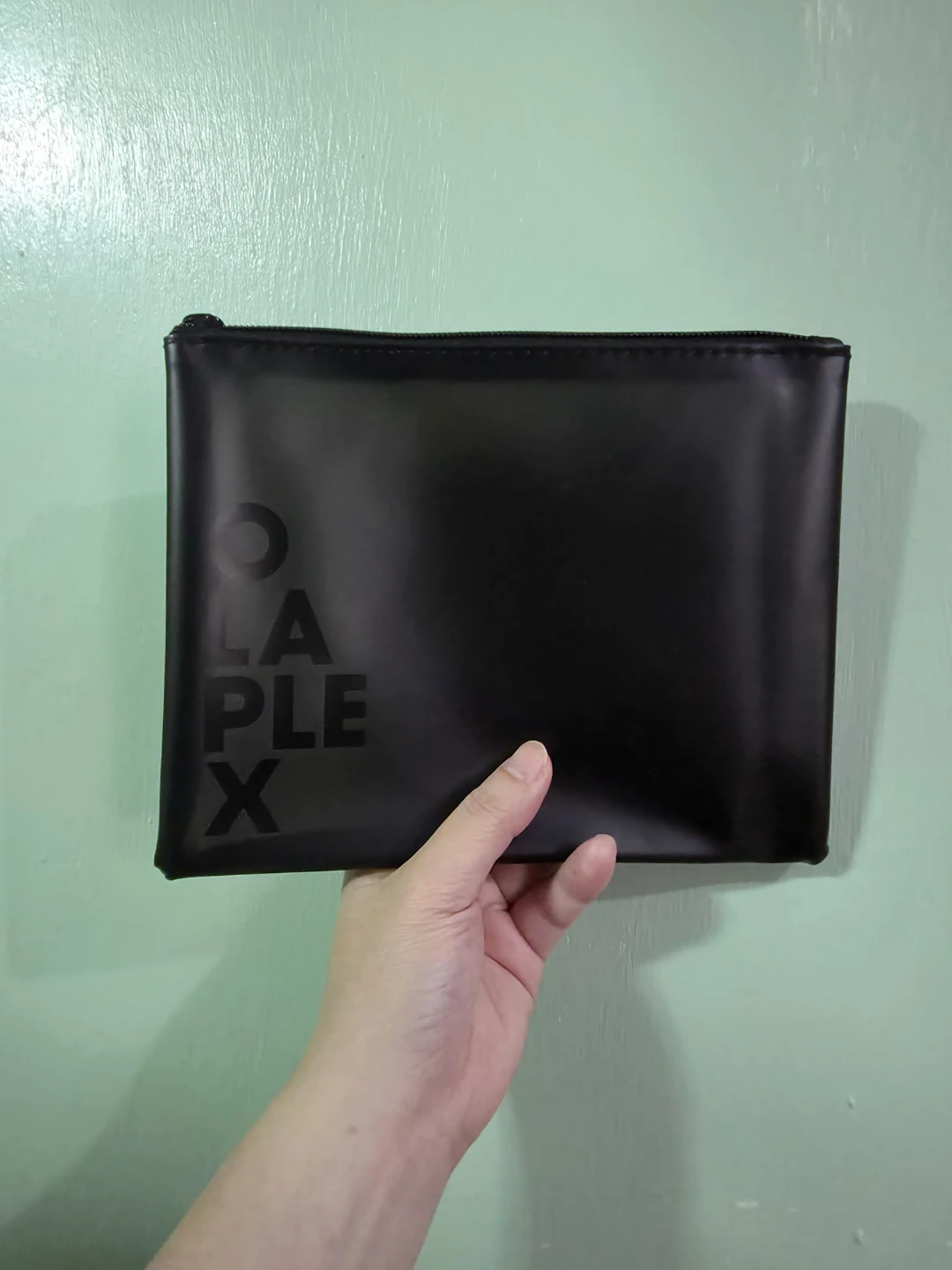 Olaplex Black Zippered Pouch
