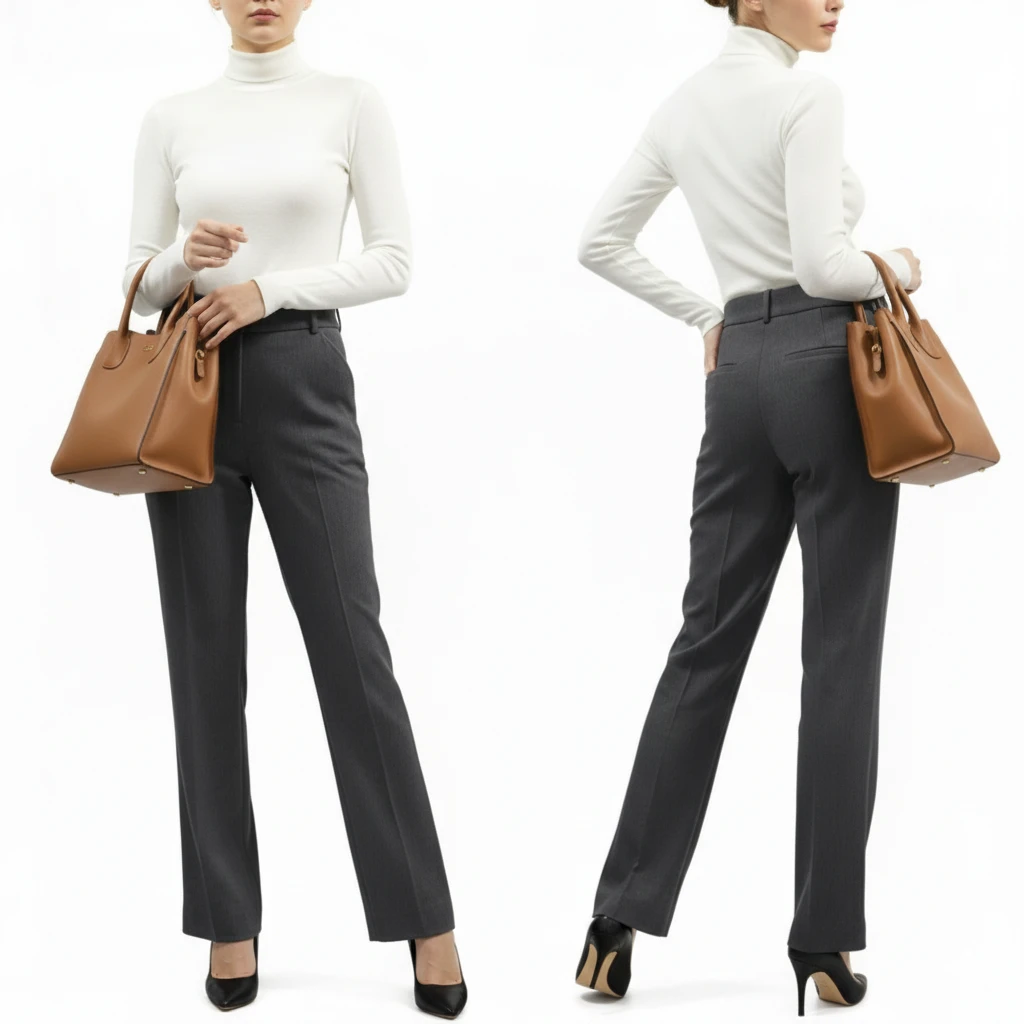 Robert Rodriguez Straight Leg Trousers Tall Size 8 Long 35" - photo 4