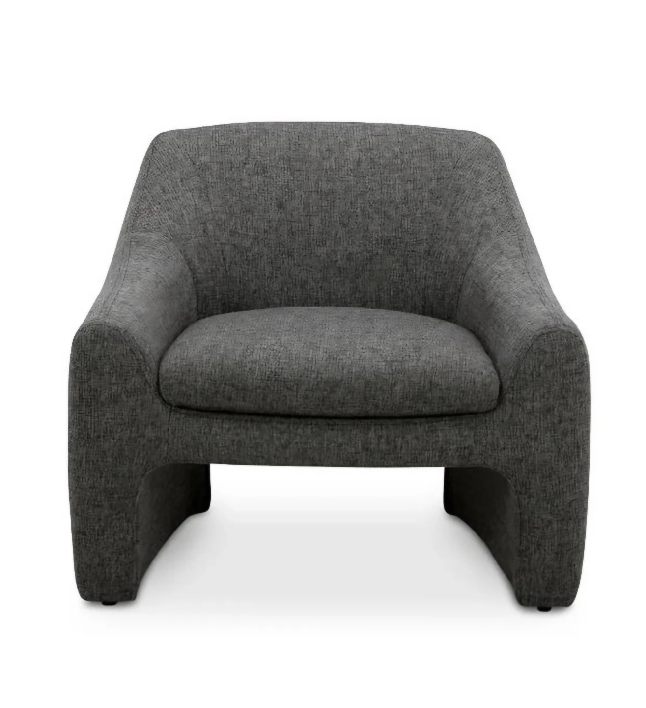 Moe's modern Accent Chair in Dark Grey Fabric - photo 3