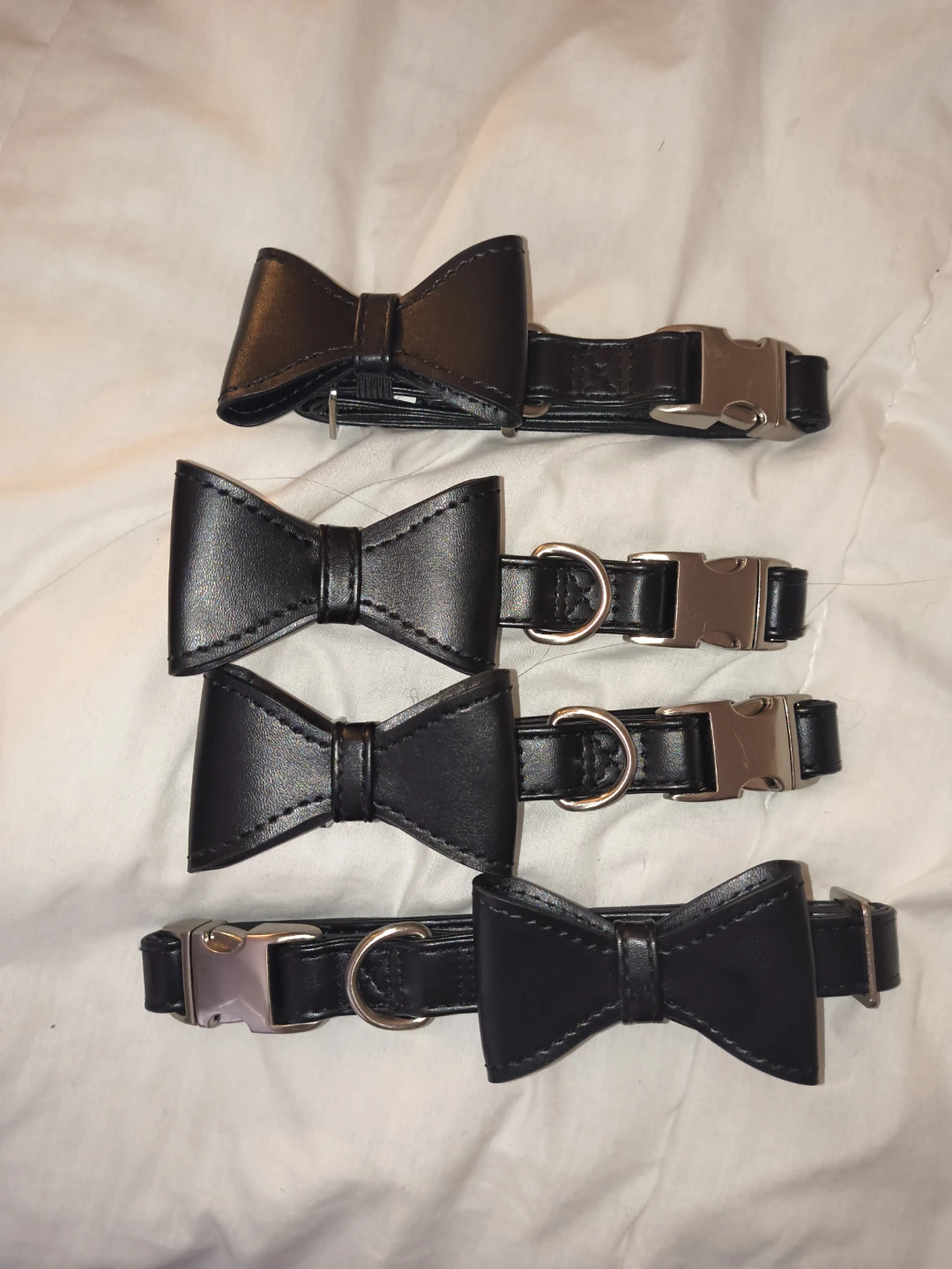 Black Bowtie Collars for Pets