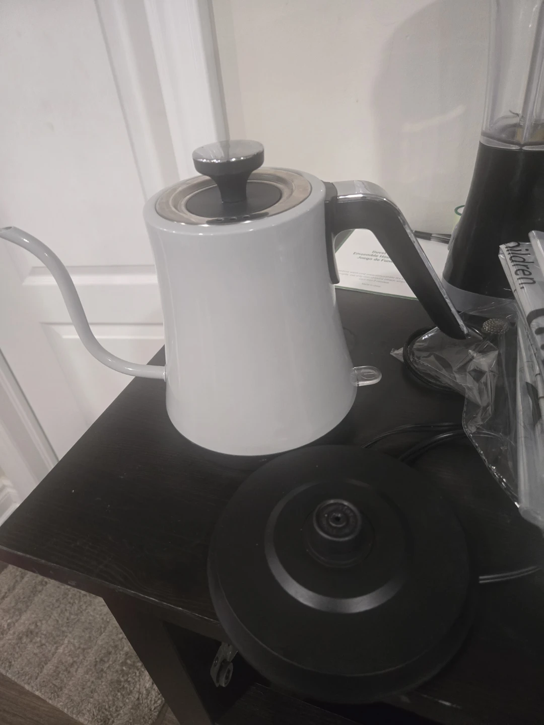 Electric Gooseneck Kettle White 1000W - photo 3