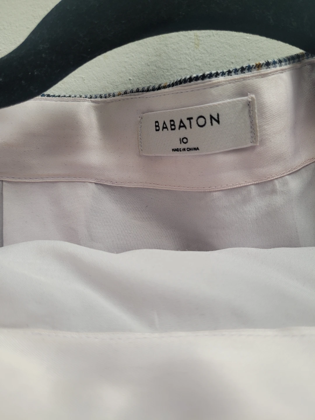 Babaton Plaid Mini Skirt Size 10 - photo 2