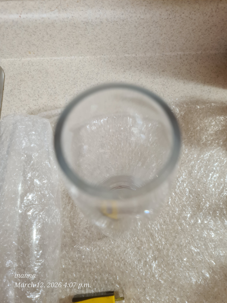 2 Clear Glass Vase - photo 3