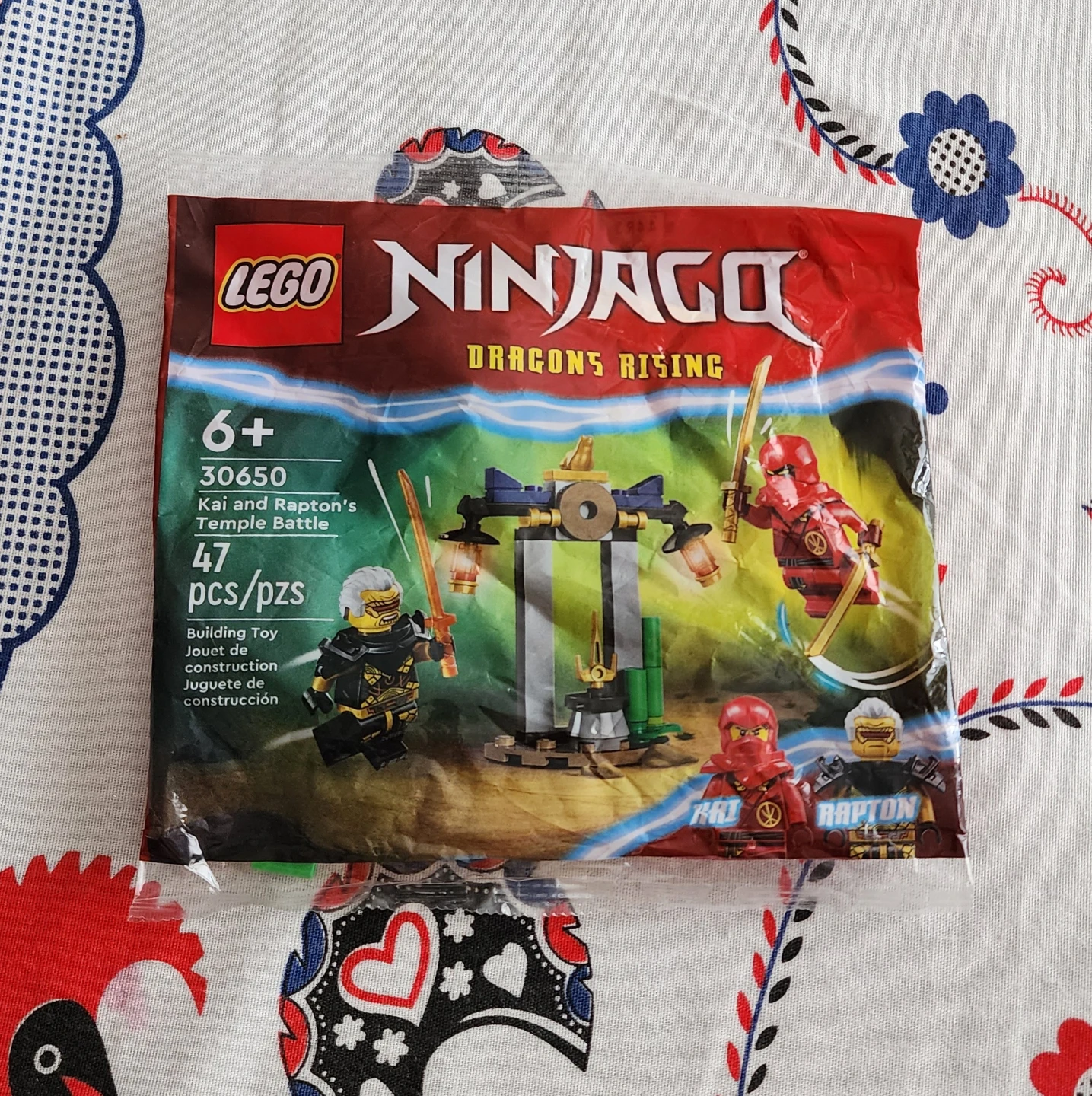 LEGO Kai and Rapton's Temple Battle Set