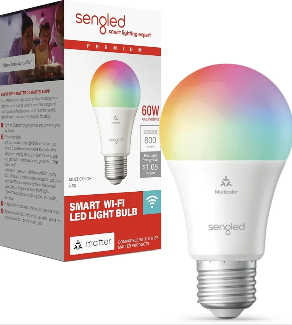 Sengled Smart Wi-Fi Multicolor LED Light Bulb - photo 2