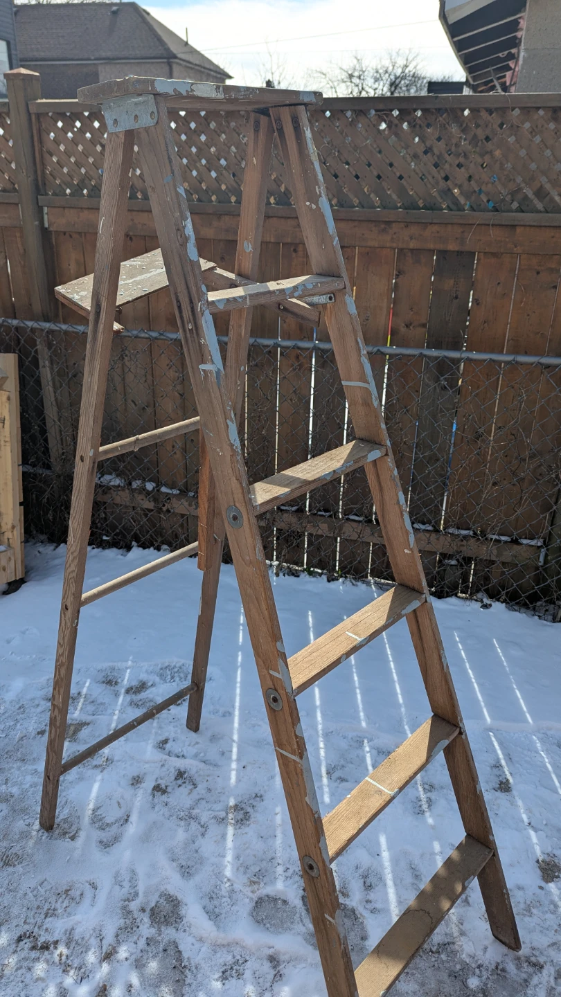 Wooden Step Ladder - photo 3