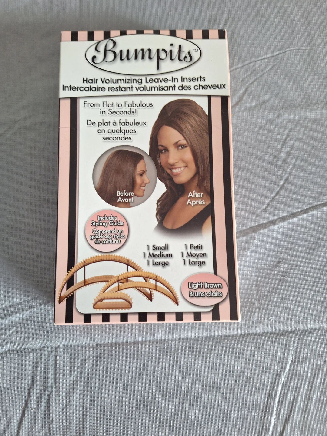 Bumpits Hair Volumizing Leave-In Inserts - Light Brown