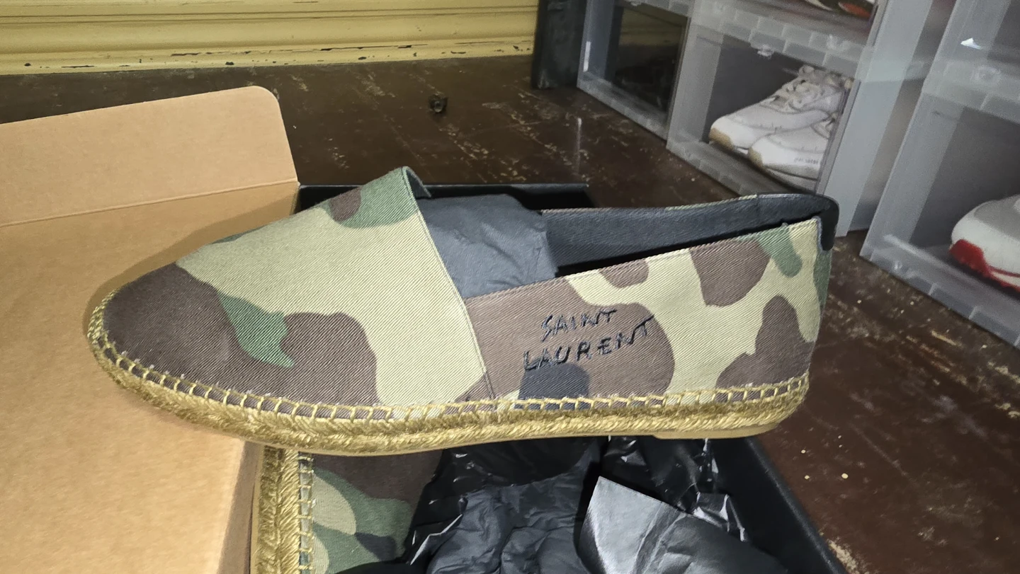 Saint Laurent Camouflage Espadrilles - photo 2