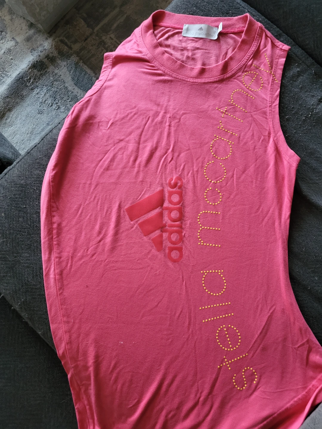 Adidas Stella McCartney Pink Tank Top Size M