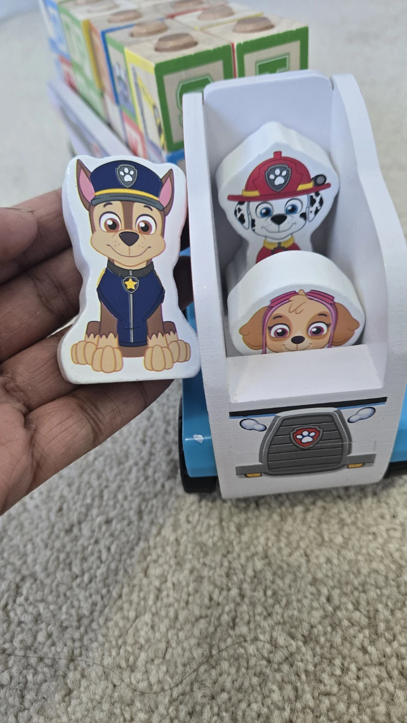 Paw Patrol Wooden Truck and Blocks Toy - photo 2