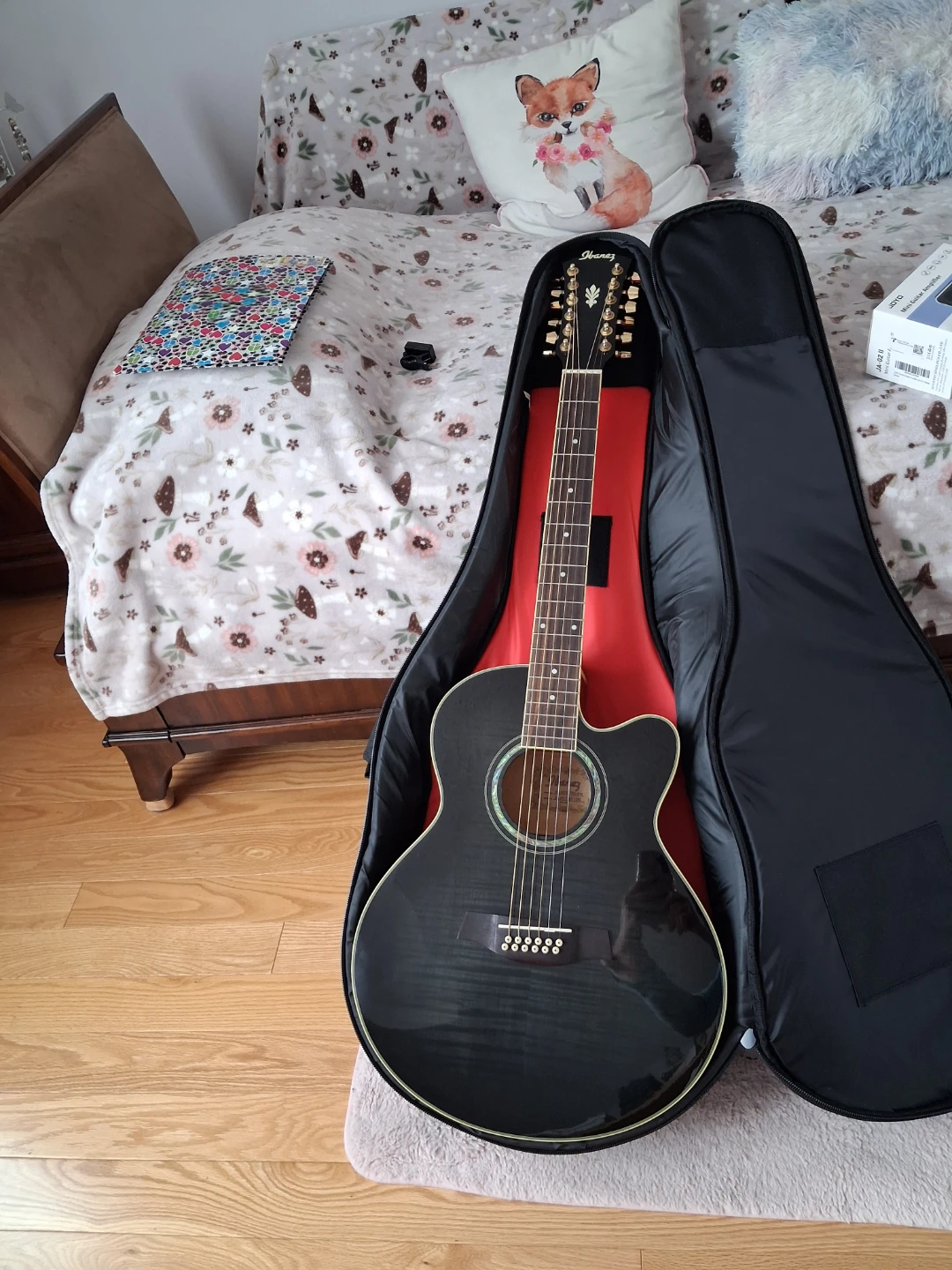 Ibanez AEL2012E-TKS 12-String Acoustic-Electric Guitar with Case - photo 2