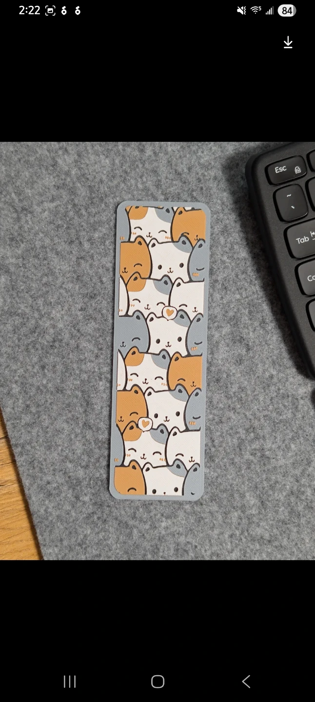 Cute Cat Bookmark