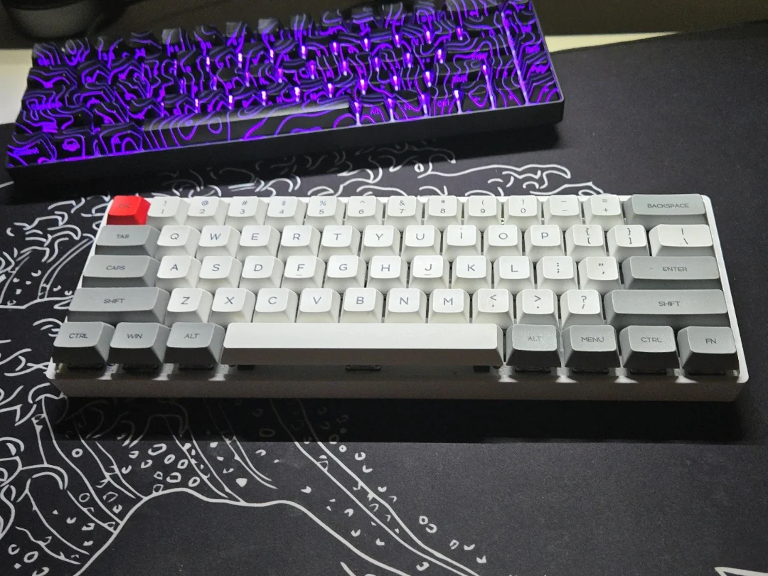 SK61 60% Mechanical Keyboard | Gateron Yellow | RGB - photo 2