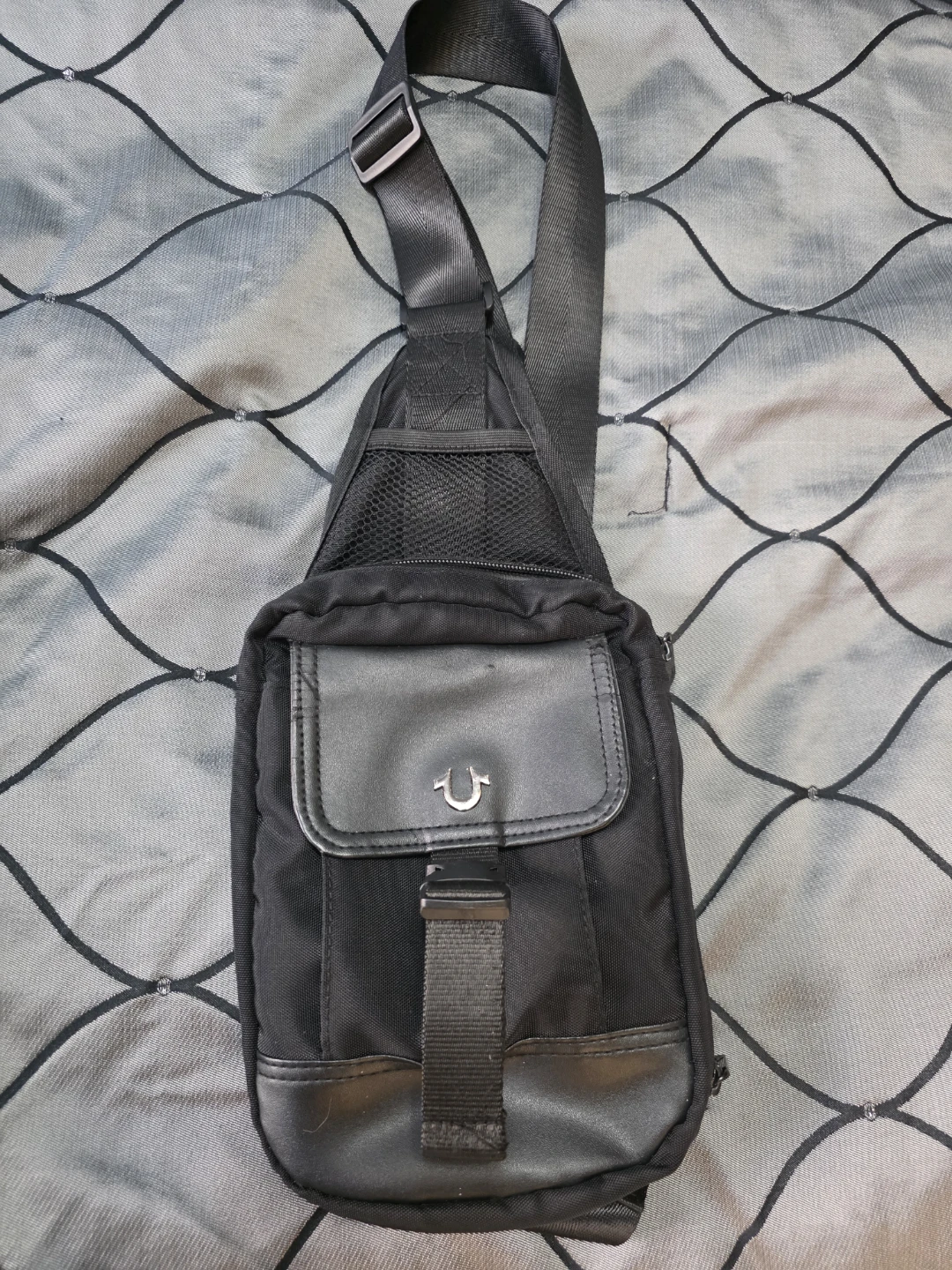True Religion Sling Bag Black