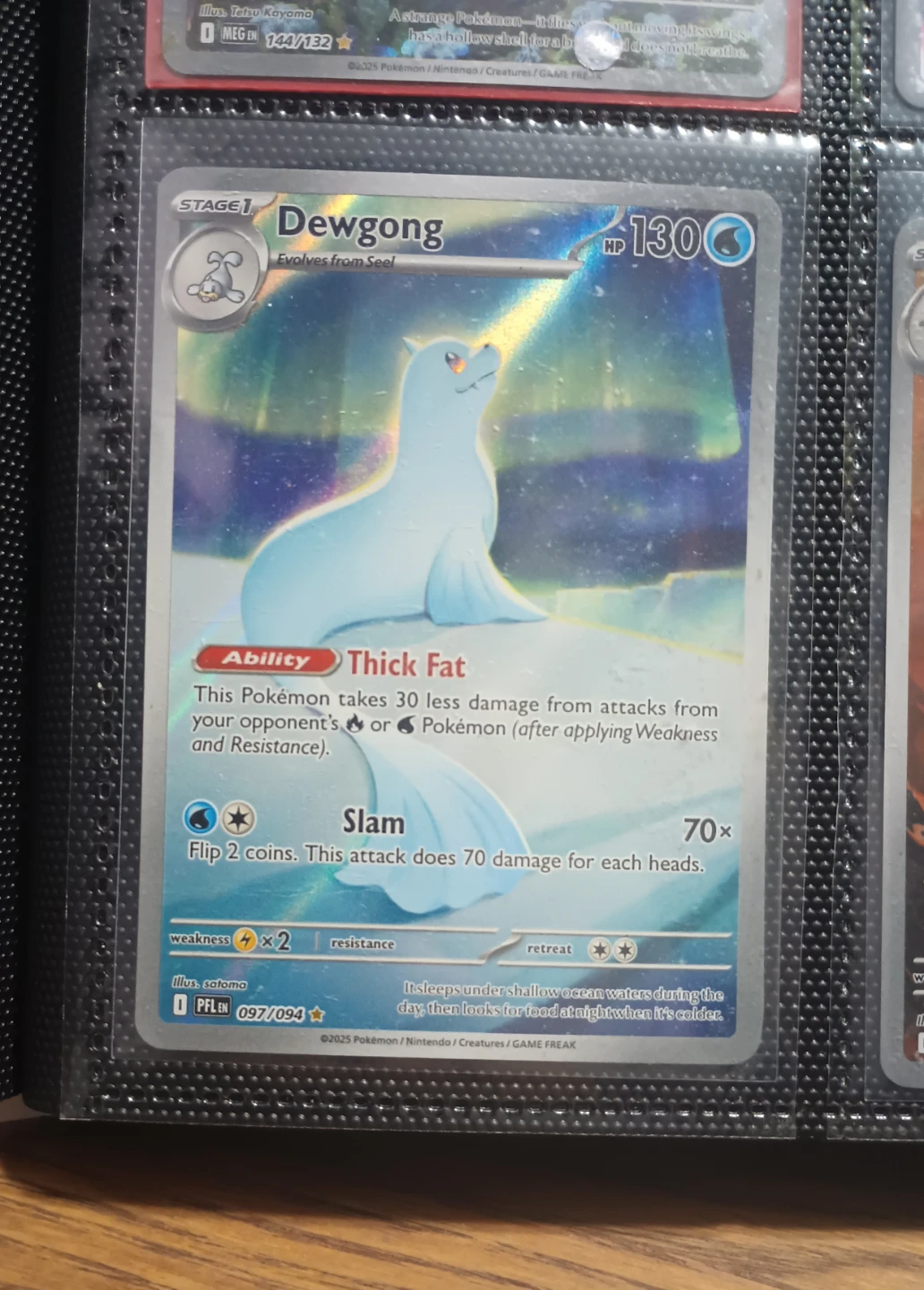 Pokémon Dewgong 097/094 TCG Card
