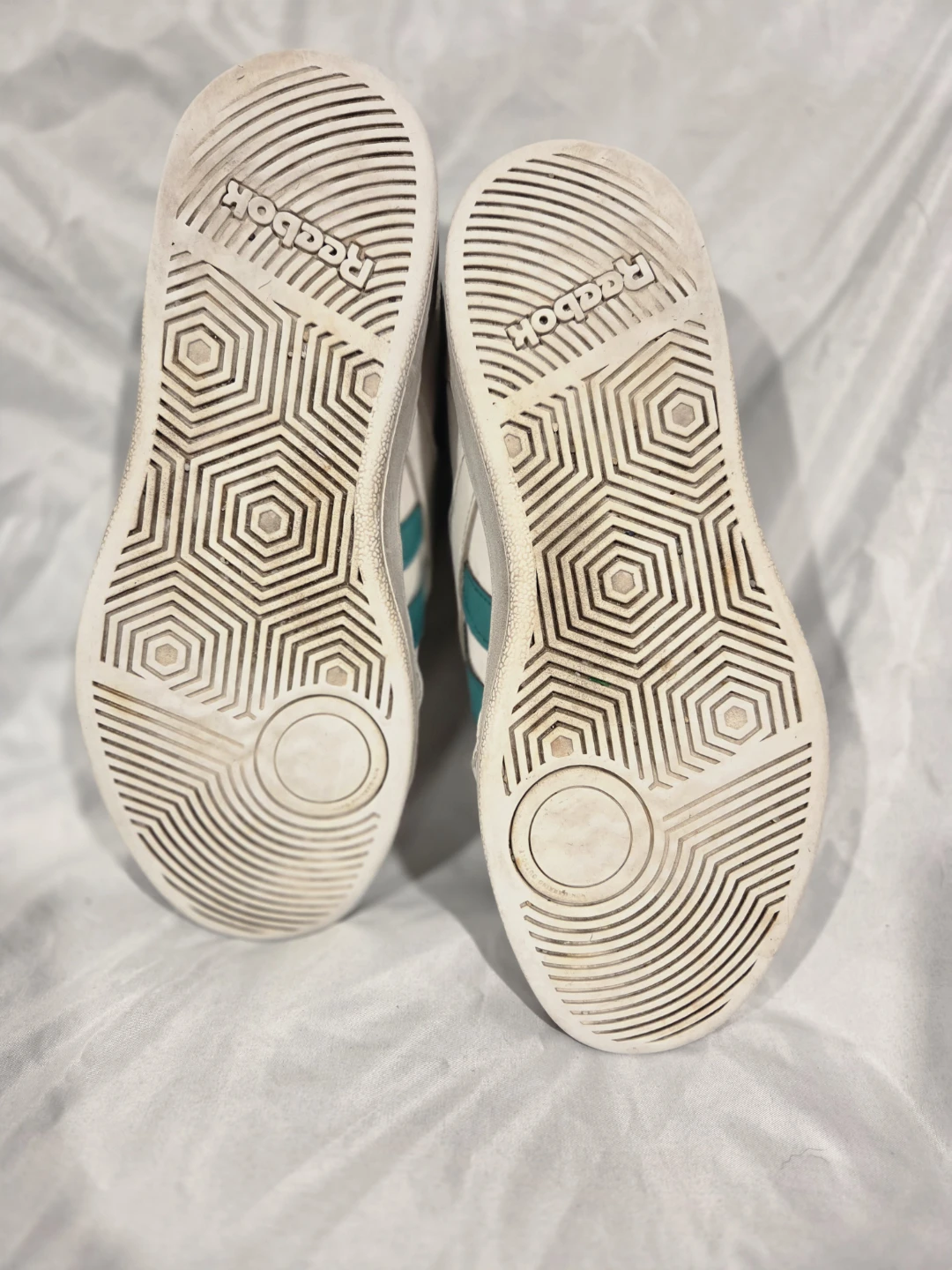 Reebok White and Teal Sneakers - photo 2