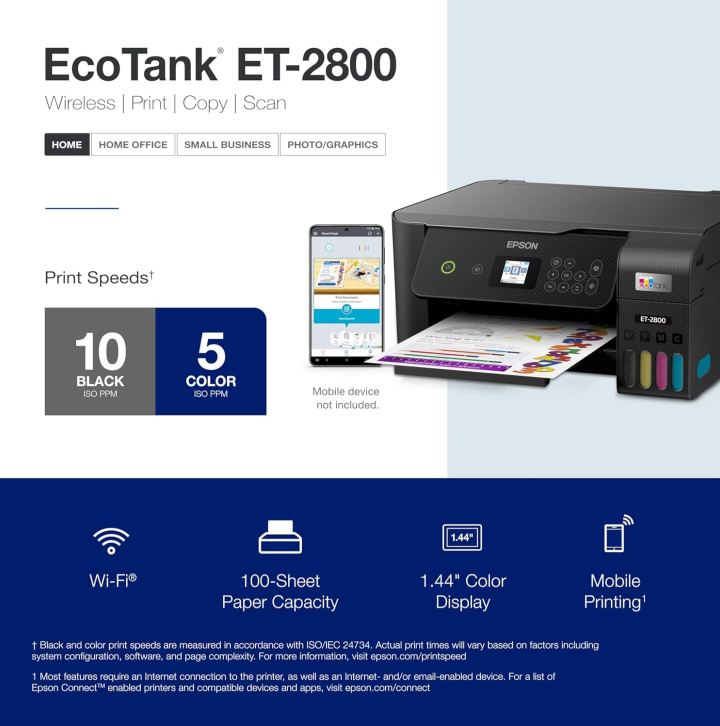 Epson EcoTank ET-2800 All-in-One Printer