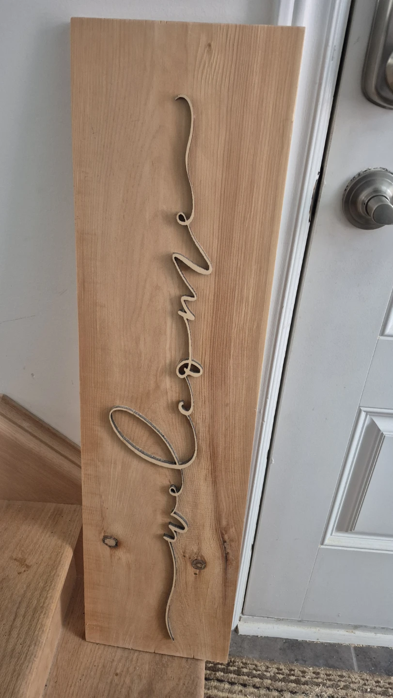 Wooden Wall Sign