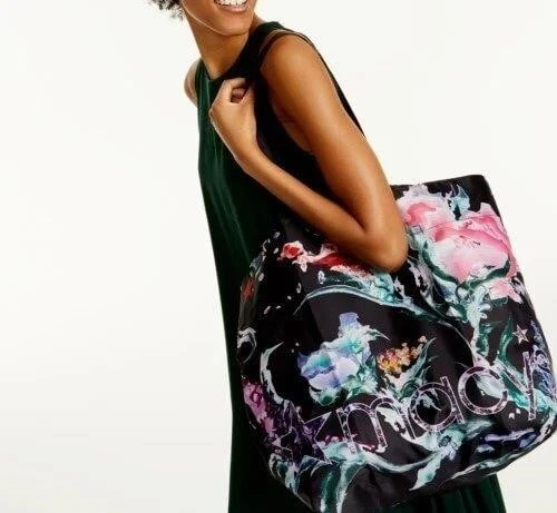 10 PCs Macy's Floral Print Tote Bag - photo 2