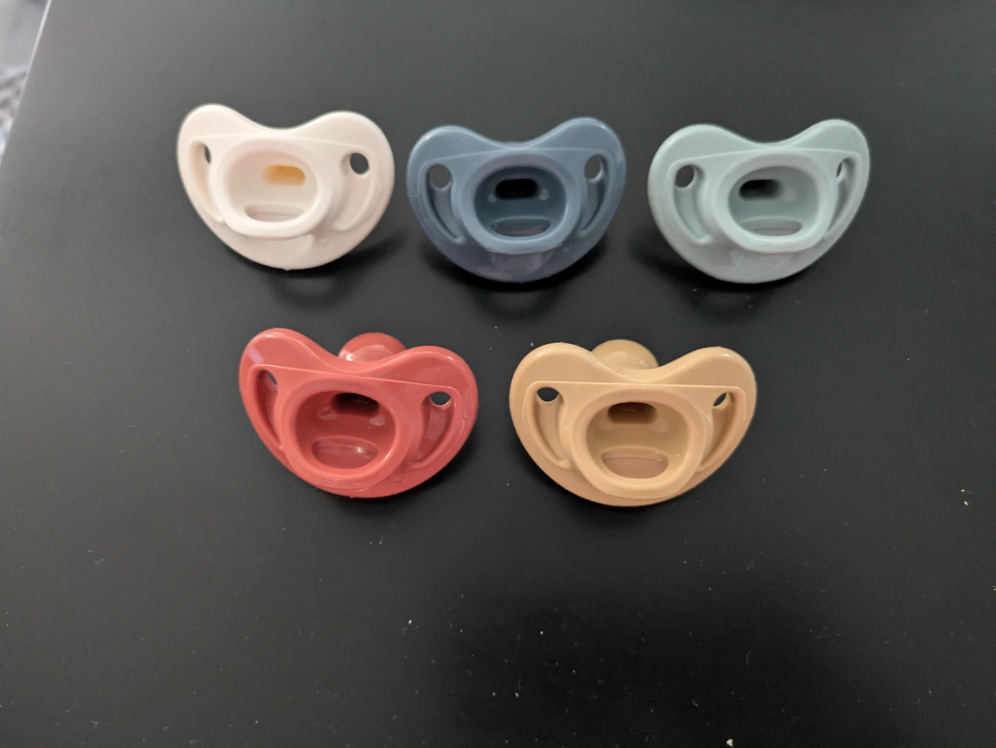 5 Baby Pacifiers - Assorted Colours