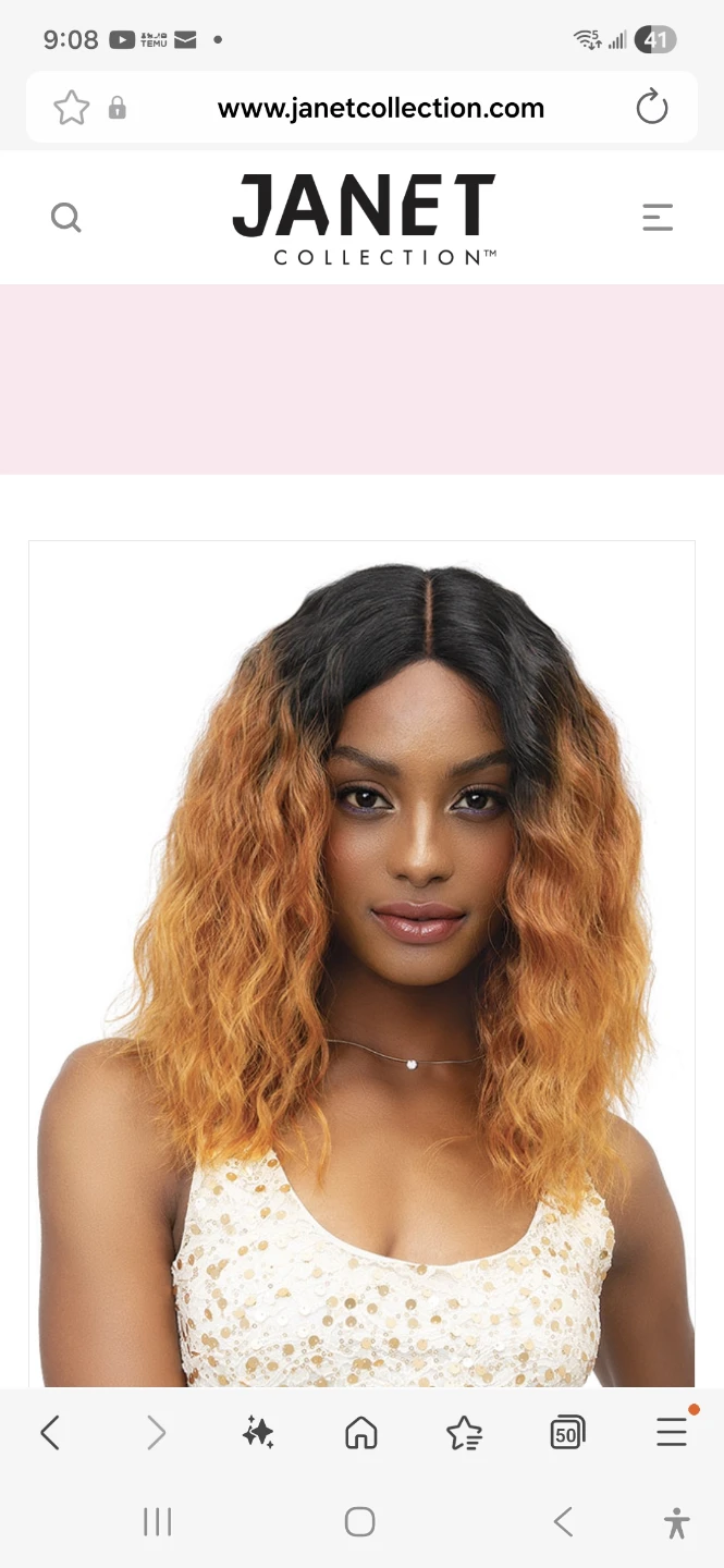 Janet Collection Ombre Lace Front Wig