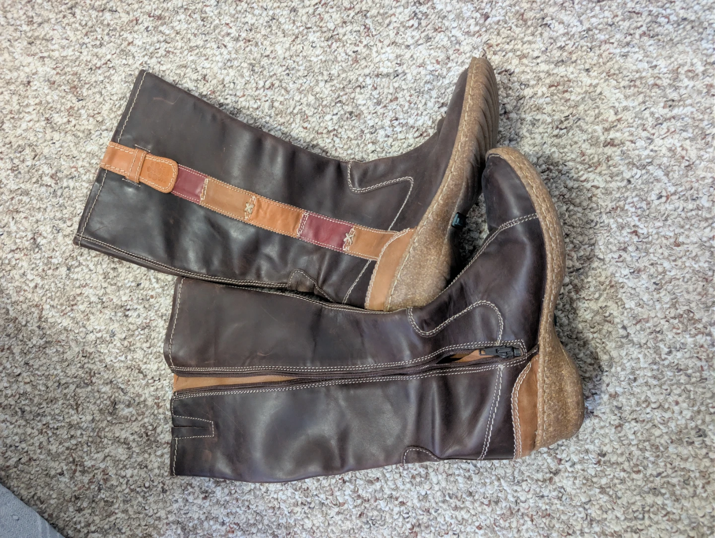 Josef Seibel Brown Leather Boots