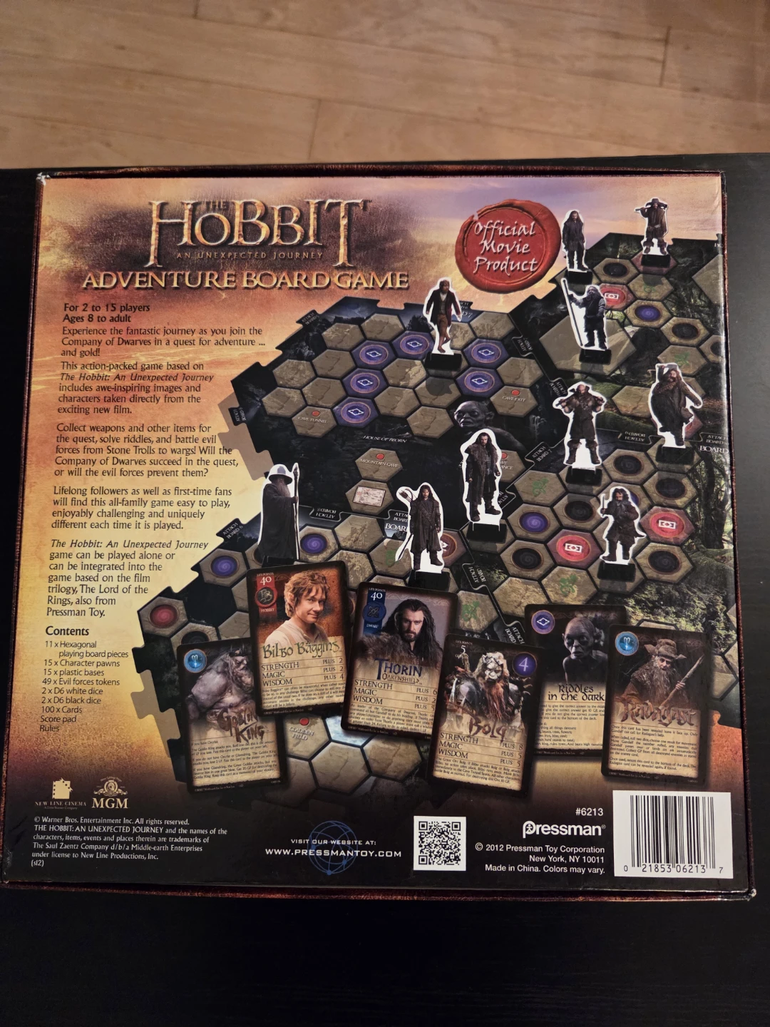 The Hobbit: An Unexpected Journey Adventure Board Game - photo 2