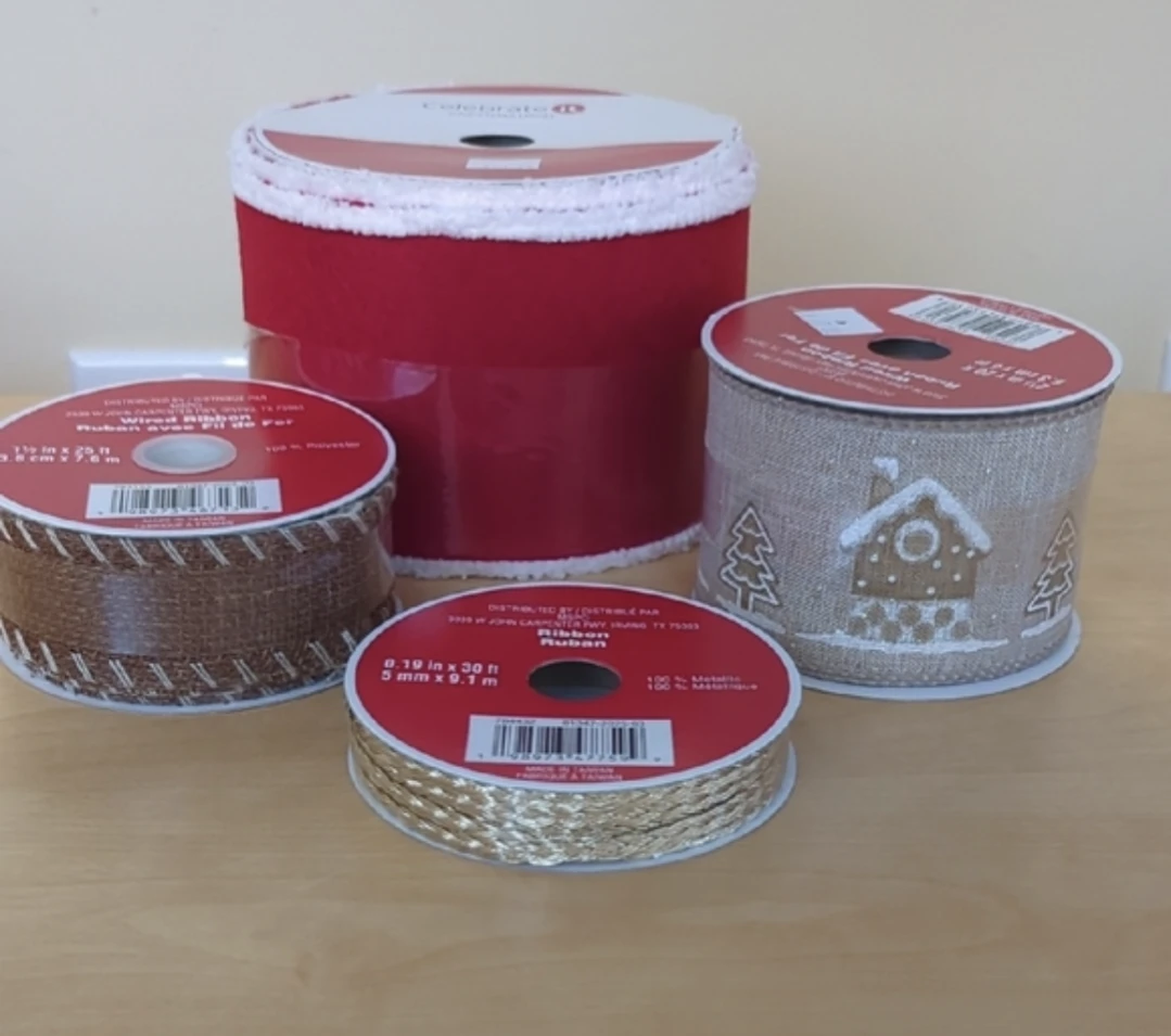 Celebrate It Christmas Ribbon Lot