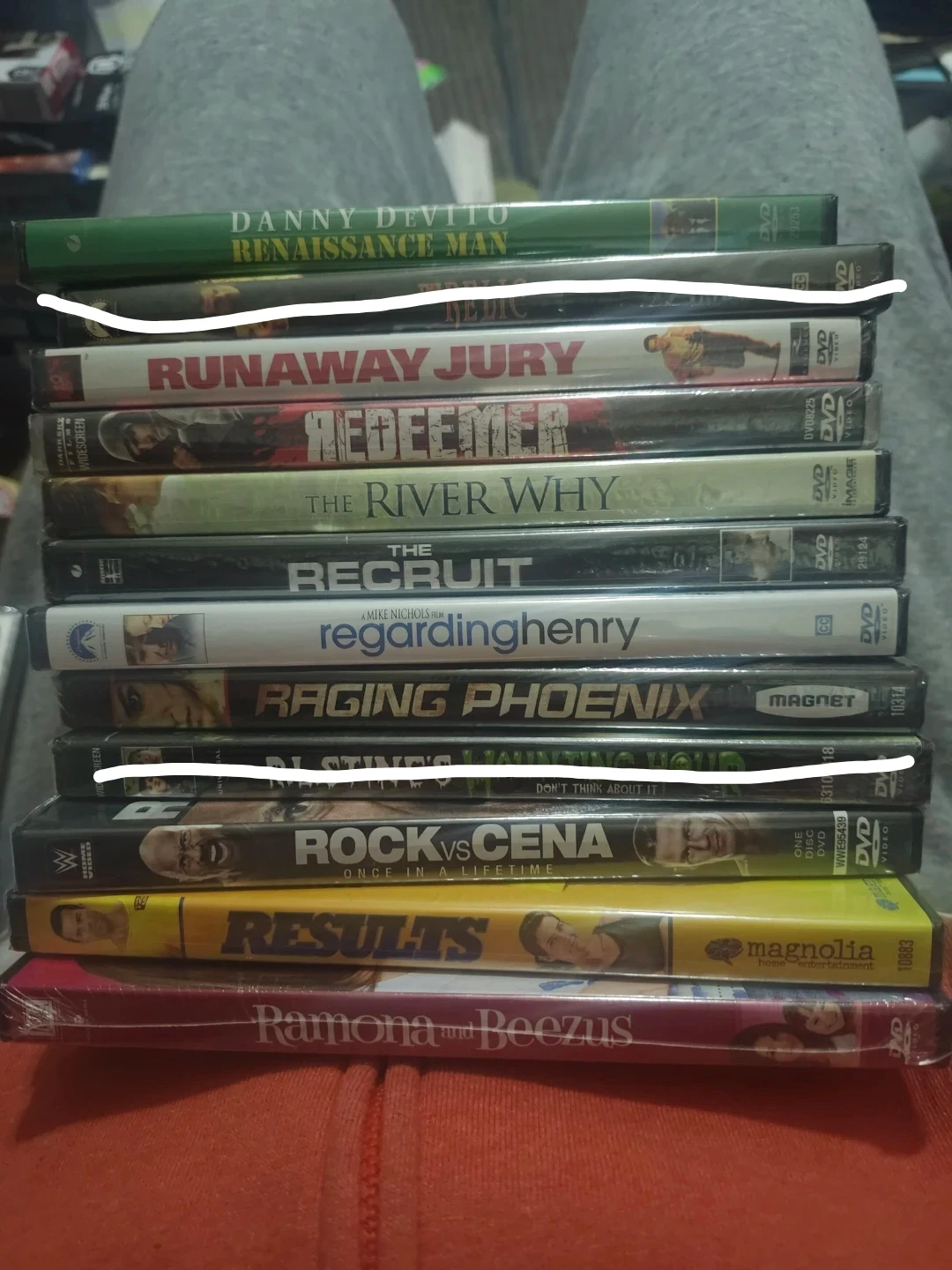 Lot of 11 DVDs: Renaissance Man,