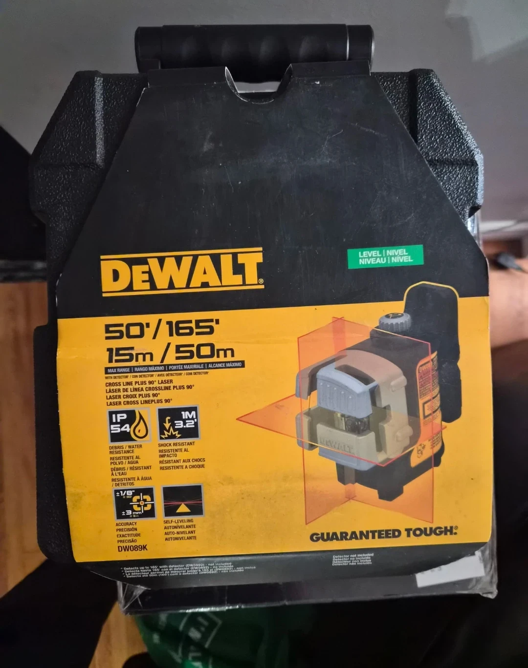 DEWALT 50' / 165' Laser Level DW089K