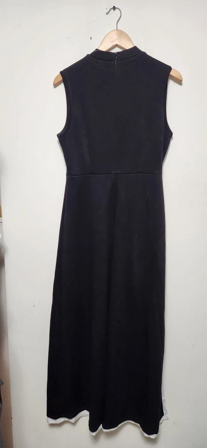 Black Sleeveless High-Low Dress - photo 2