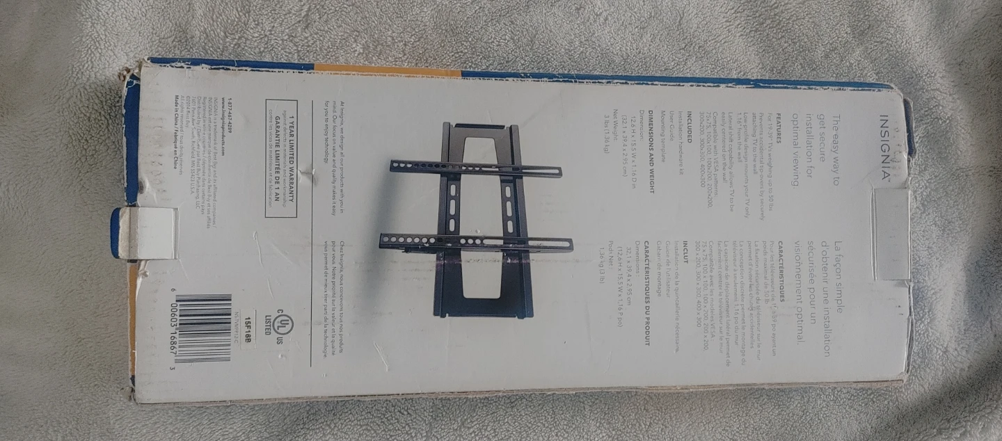 TV Wall Mount Insignia 19-39" - photo 2