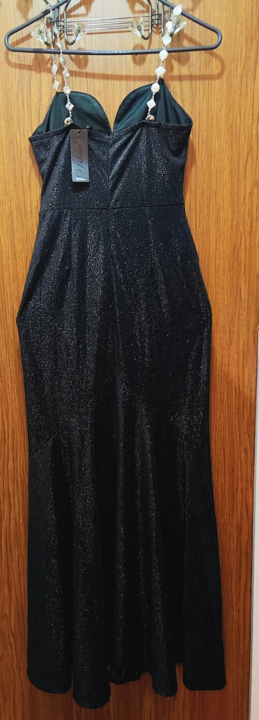 Black Sparkly Maxi Dress (cash only) - photo 2