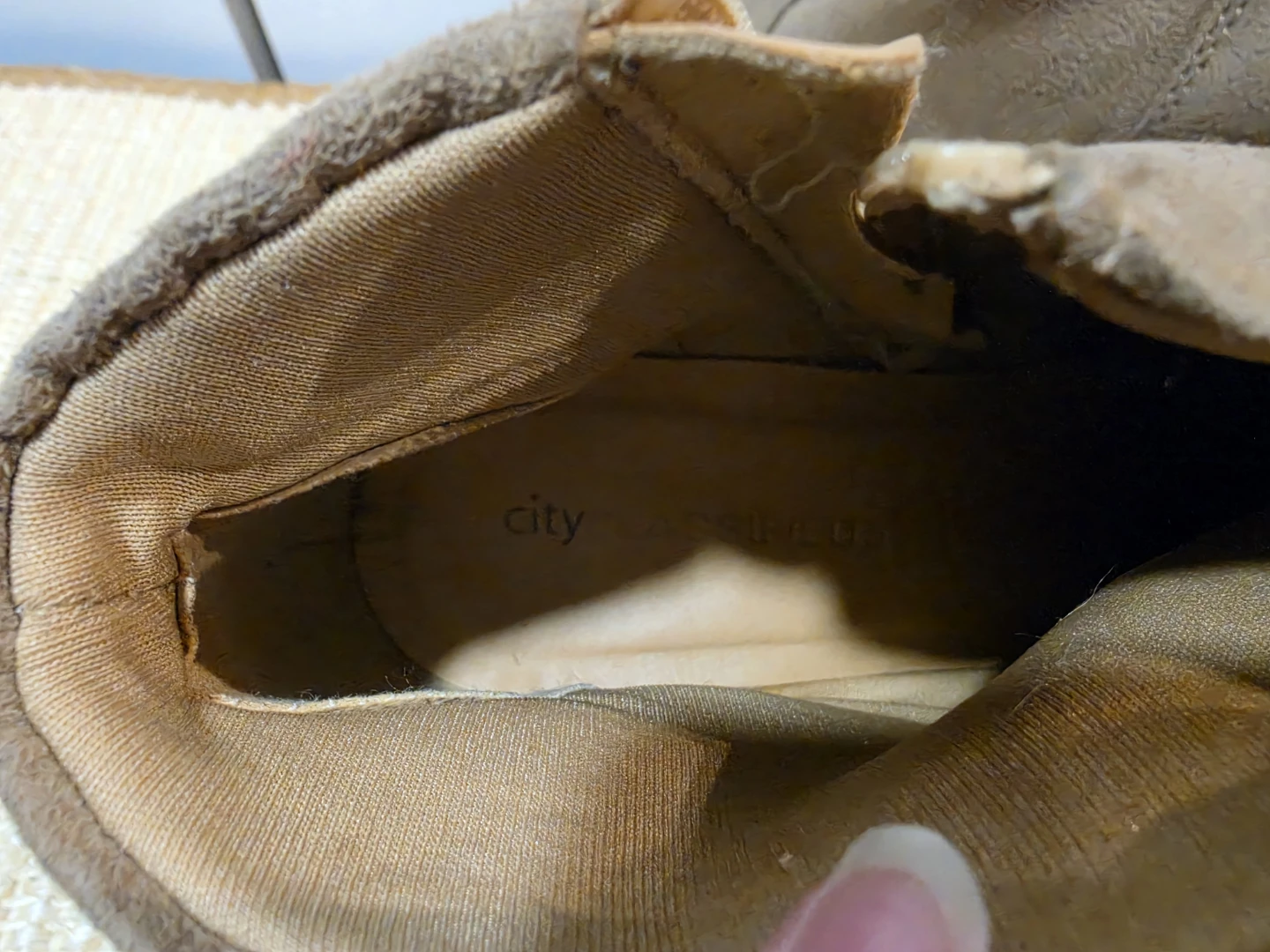 US 6 CityClassified Strider Light Brown Ankle Boots - photo 3