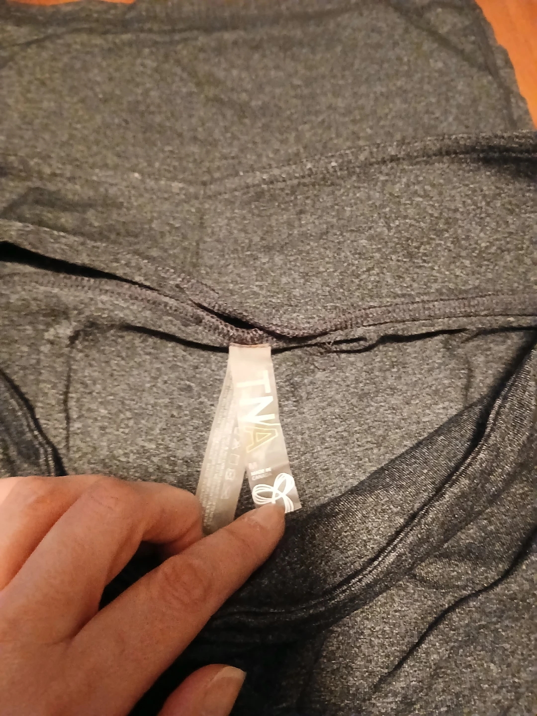 TNA Grey Flare Yoga Pants - photo 4