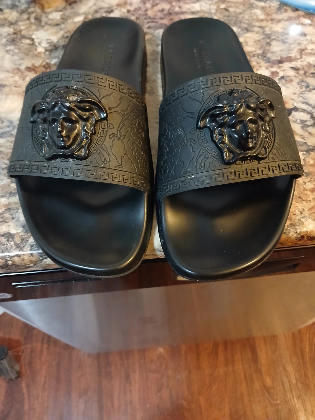 Versace Black Medusa Slides - photo 3