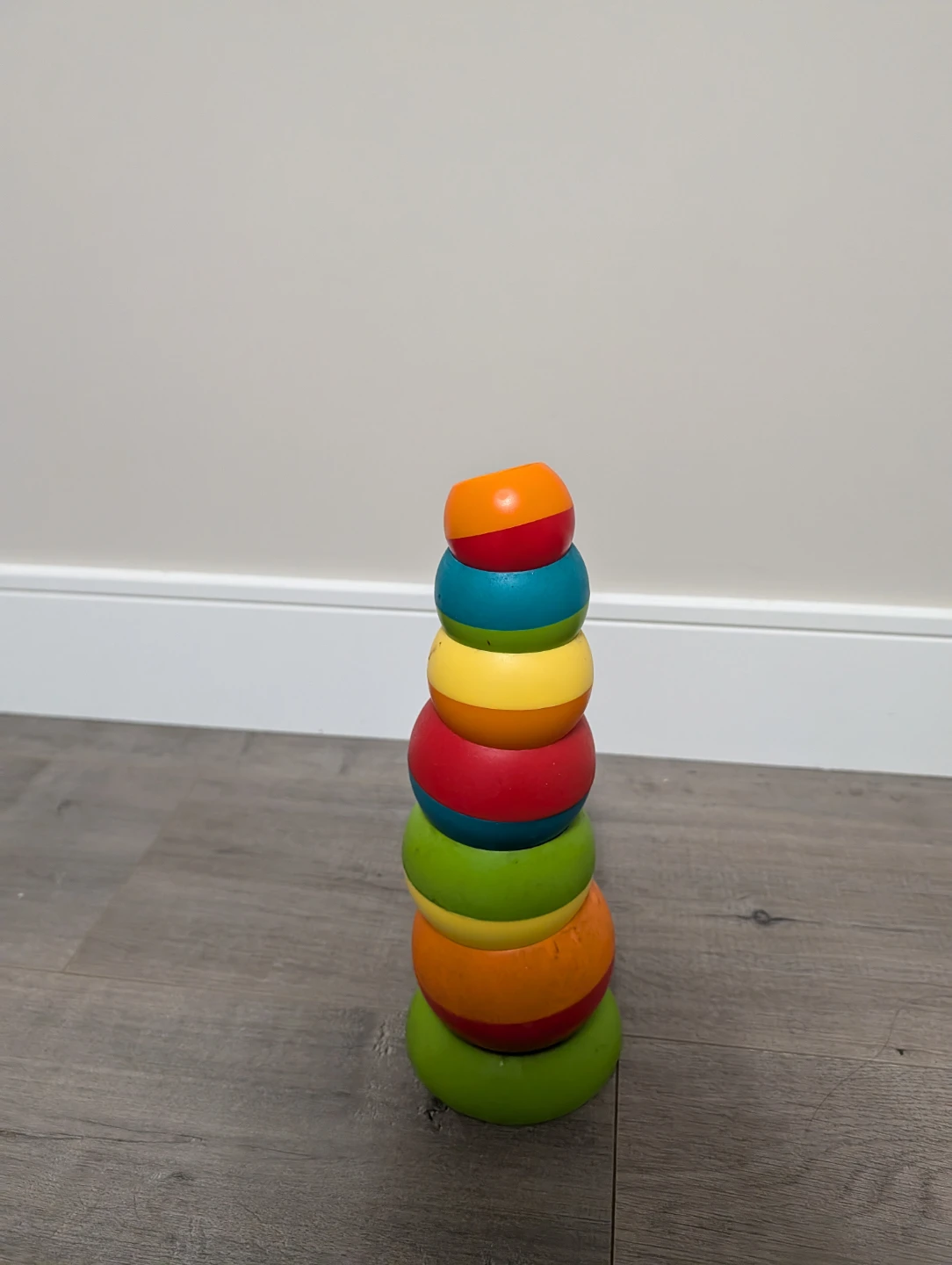 Wooden Stacking Rings Toy - photo 2