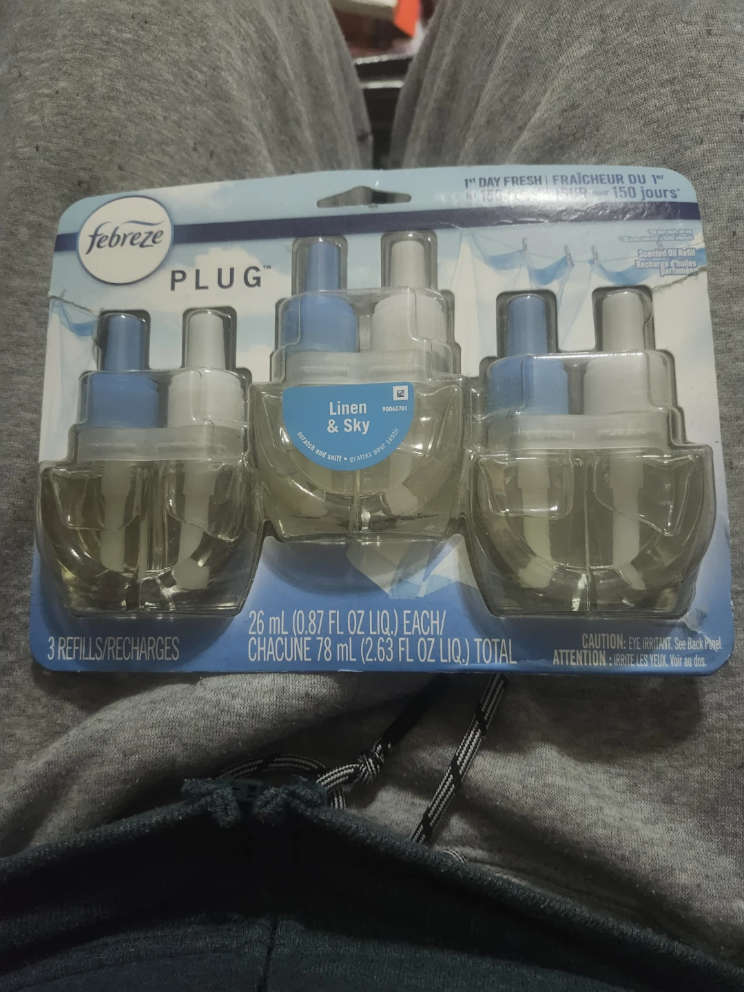 Febreze Plug Scented Oil Refills - Linen & Sky (3 Count)