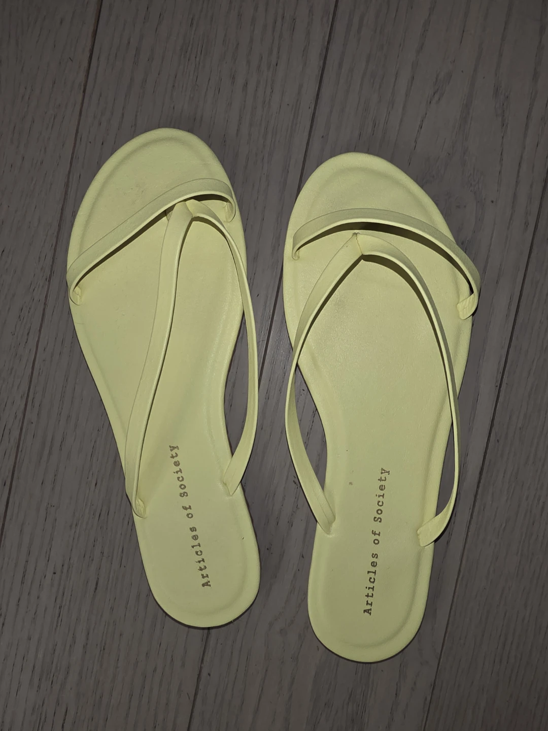 Articles of Society Yellow Flat Sandals - photo 2